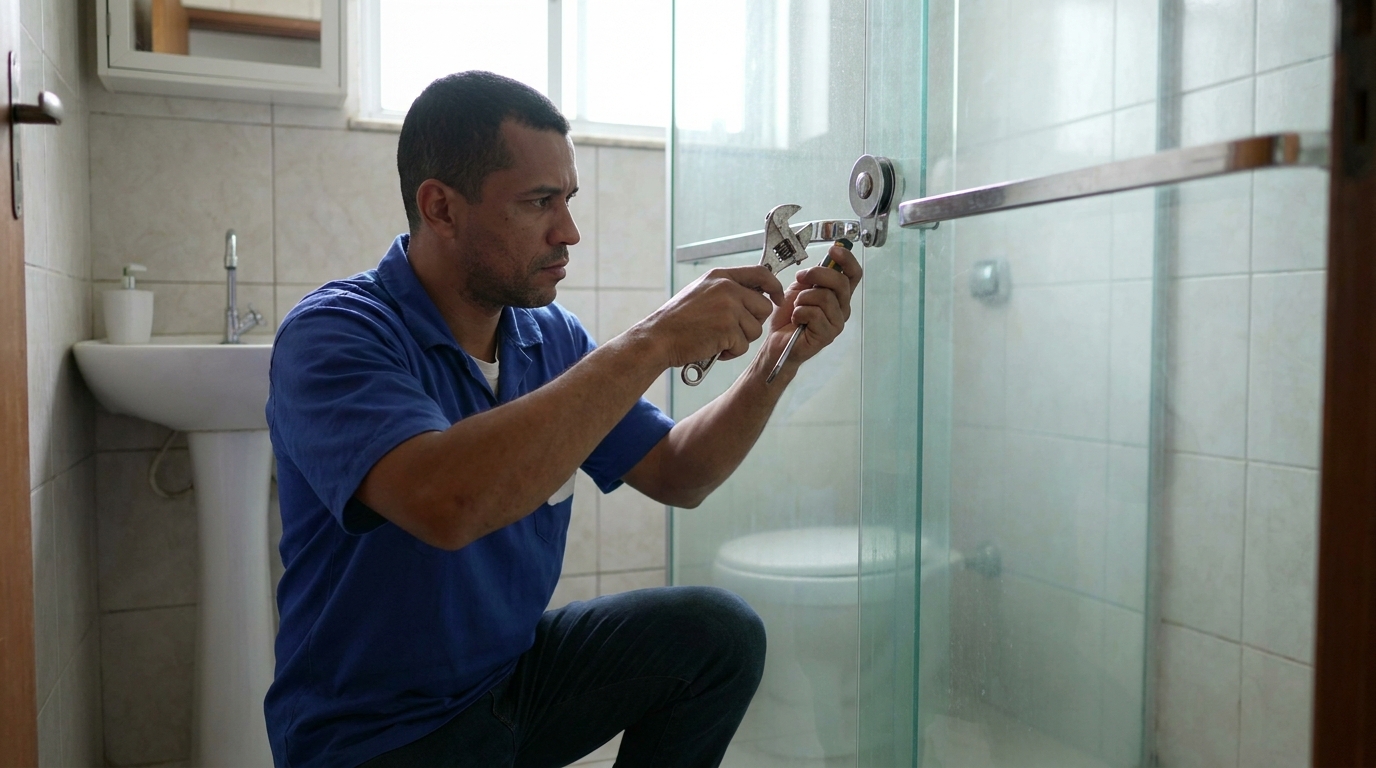 Manutenção e reparo de box de vidro perto de mim em Maceió‑AL